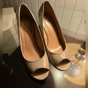 Ann Taylor Women's Peep Toe Heels - Beige